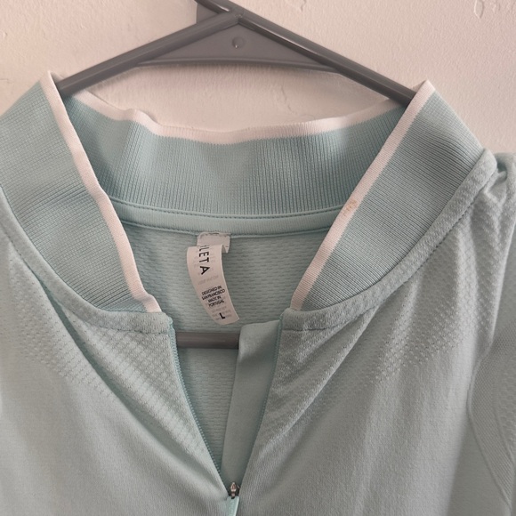 Athleta Mint Green Sleeveless Polo Tank – Size L - Picture 2 of 3
